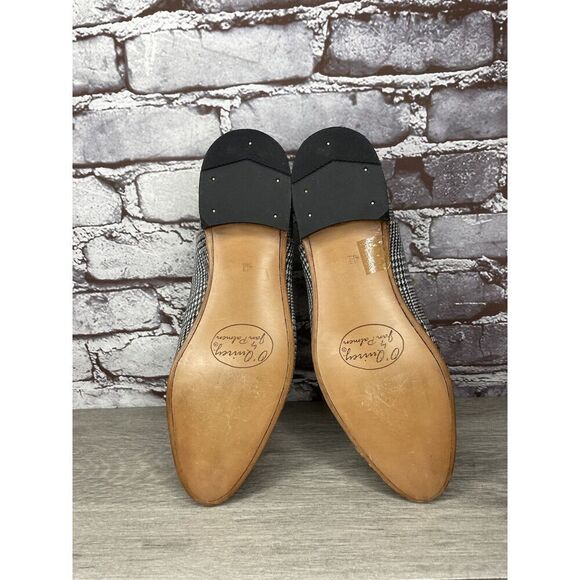 O'Quincy by Jan Palmen White Black Plaid Lace Up Oxfords Shoes Women 41EU/10.5US - Picture 9 of 16